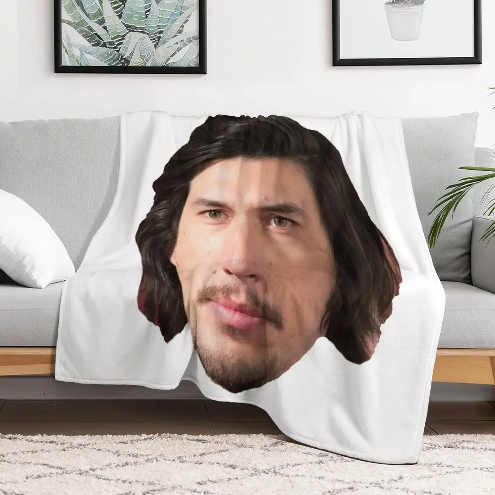 Adam Driver Throw Blanket manga anime Blankets