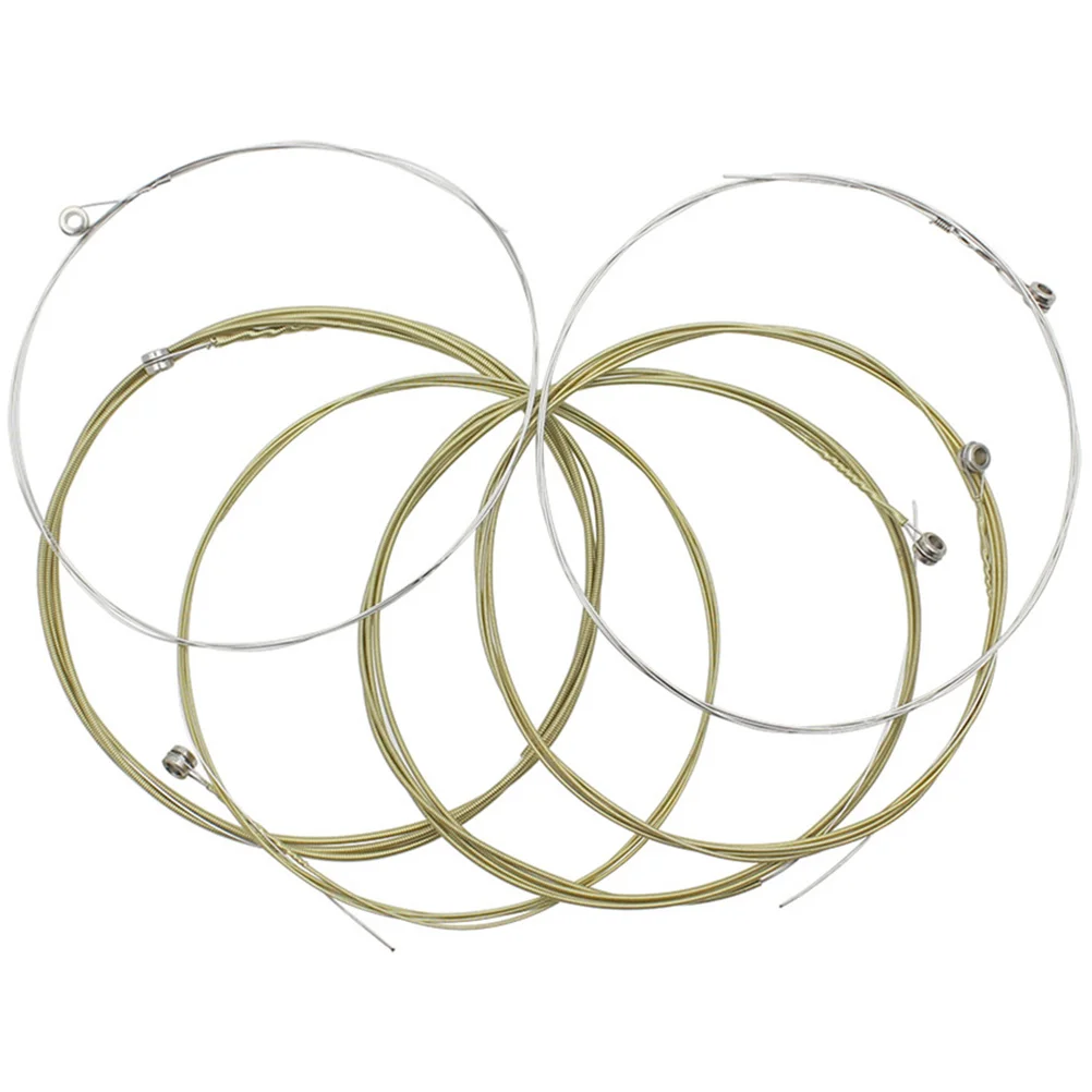 

6 Pcs Guitar String Strings Pack Steel Accessory Acoustic Parts Dropshipping Stainless Unique Gifts