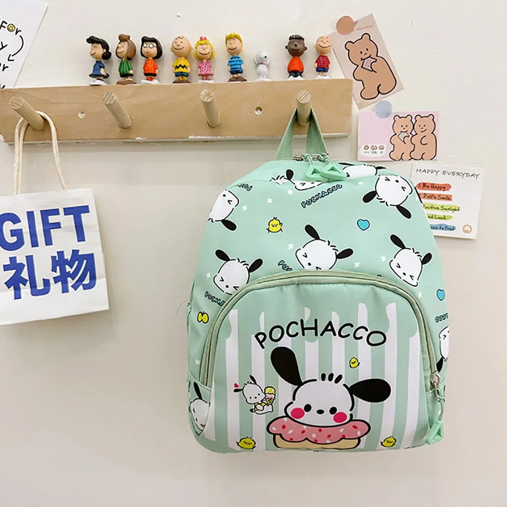 Sanrio Schoolbag Cartoon Kindergarten Kawaii Anime Shoulder Bags Portable Outdoor Satchel Backpacks For Boys Girls Gifts For Kid