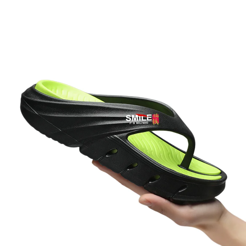 

Summer New Men's Flip Flops Outdoor Indoor Slippers EVA Soft Comfortable Shoes Men Beach Sandals Non-slip House Male Slippers