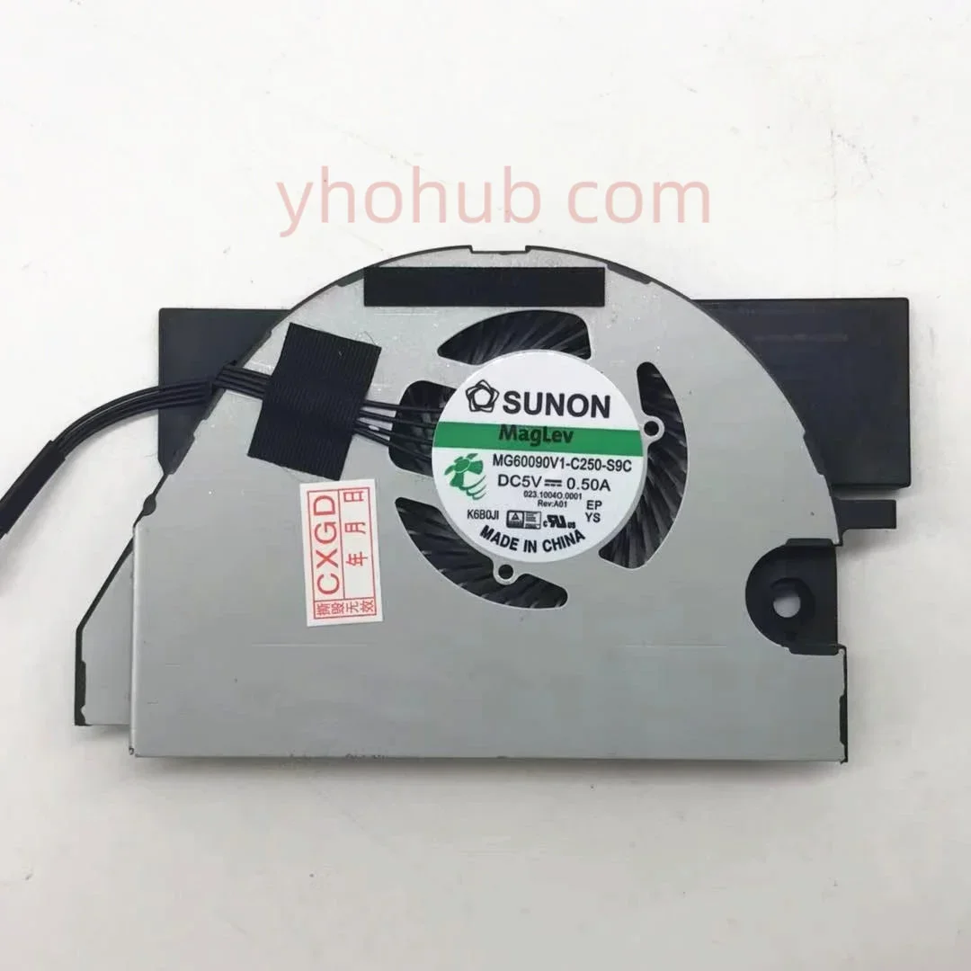 SUNON MG60090V1-C250-S9C MG60090V1-C251-S9A Ventilador de refrigeración de servidor de 4 cables CC 5 V