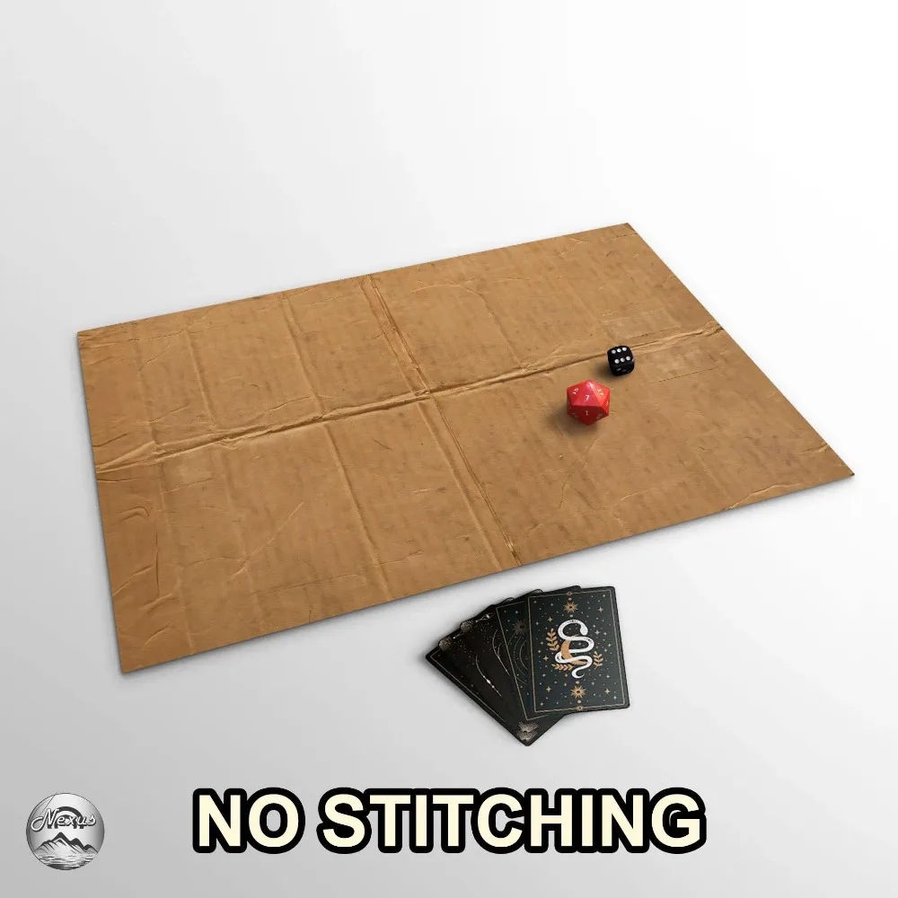 Homeless Man's TCG Playmat, Funny Play Mat With Optional Zones,  Cardboard Design, Premium Stitched Edge Playmat