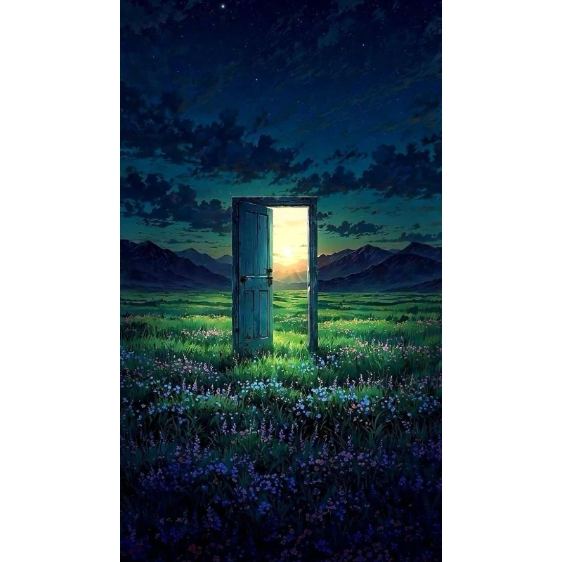 

500/1000/1200/2000 PCS Jigsaw Puzzles Scenery Gate Leads to Heaven Family Activity Games for Gameroom Bedroom Gifts Home Decor
