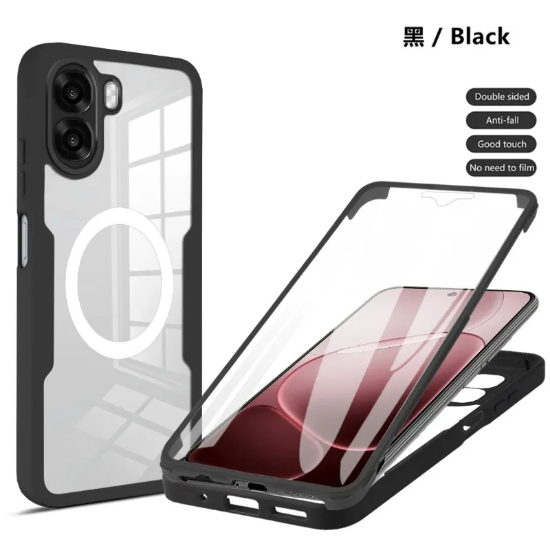 360° Vollschutz Robuste Magnetische Hülle für Poco X8 Pro Max M8 F8 X7 M7 X6 M6 F6 X5 F5 Pro mit Displayschutzfolie Cover Fundas Coque