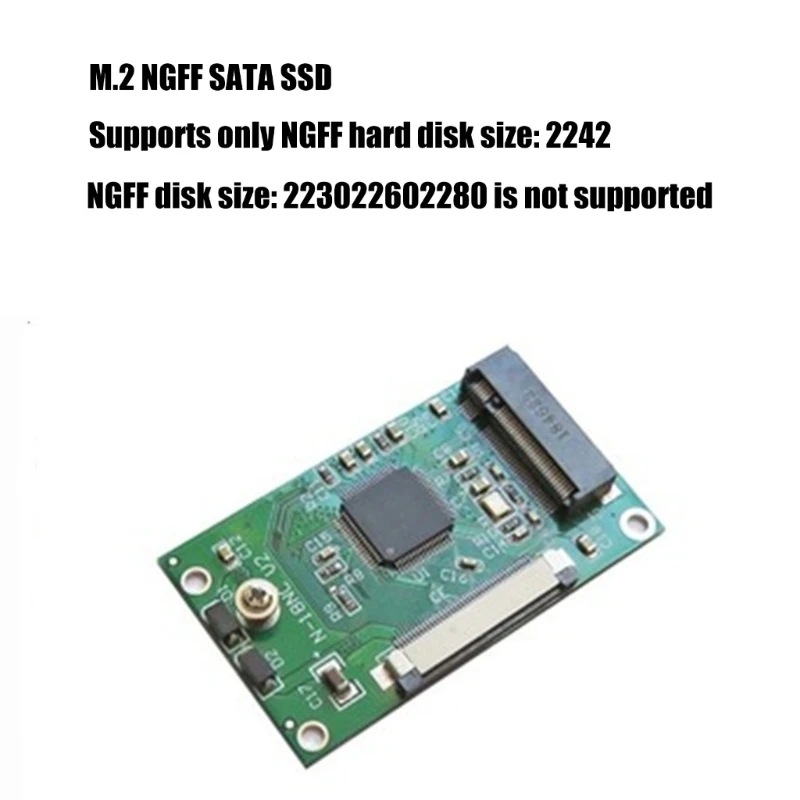 2242 Adapter konwertera M.2 NGFF SSD na ZIF M.2 NGFF SSD na kartę rozszerzającą ZIF Obsługa kart M.2 2242 Adapter M.2 SSD