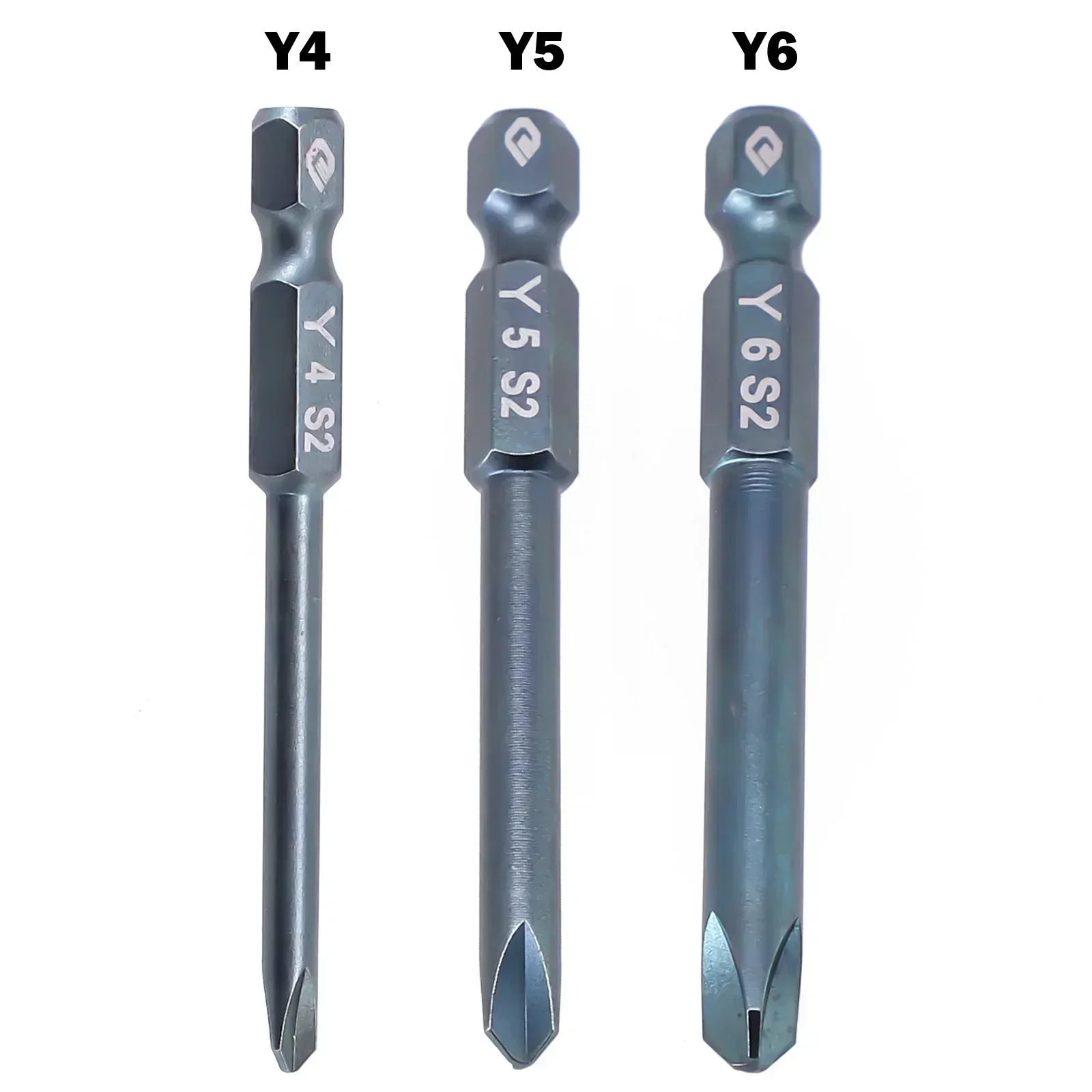 1Pcs Screwdriver Y3/ Y4/ Y5/ Y6 Y-shaped Head For Air Batch Hand Drill 1/4inch Hex Shank Tri-wing Electric Screwdriver Bit Tool