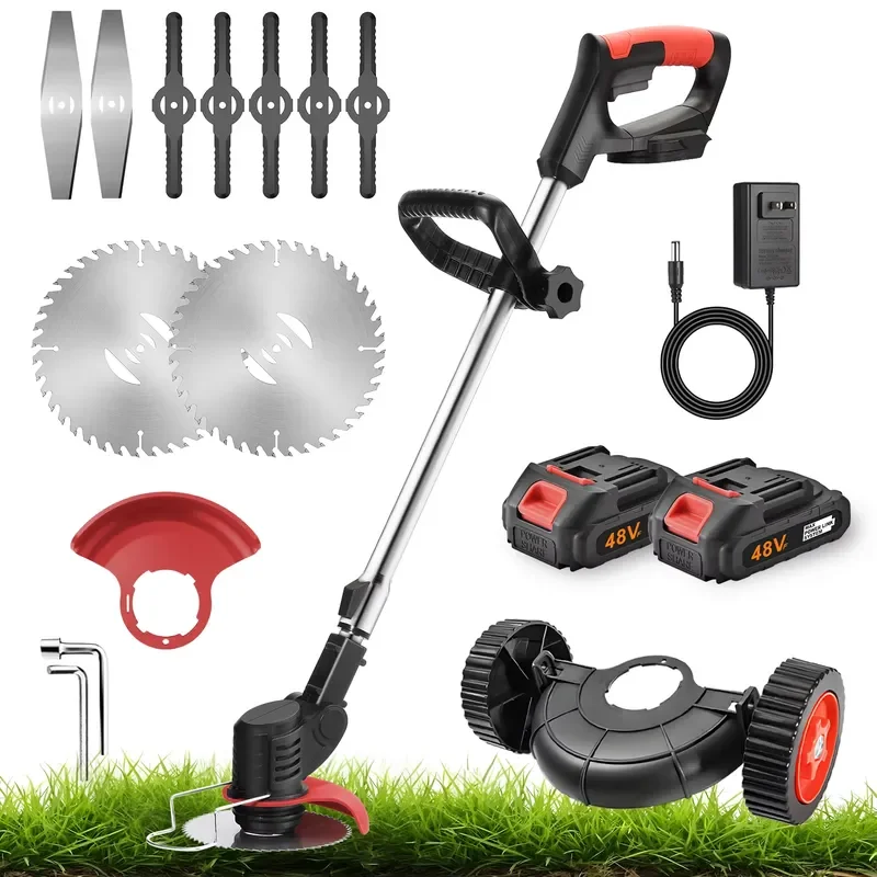 Industrial Grade Lightweight Cordless Lithium Battery Brush Trimmer Custom OEM Garden Cutting Tool for Lawn Care and Grass