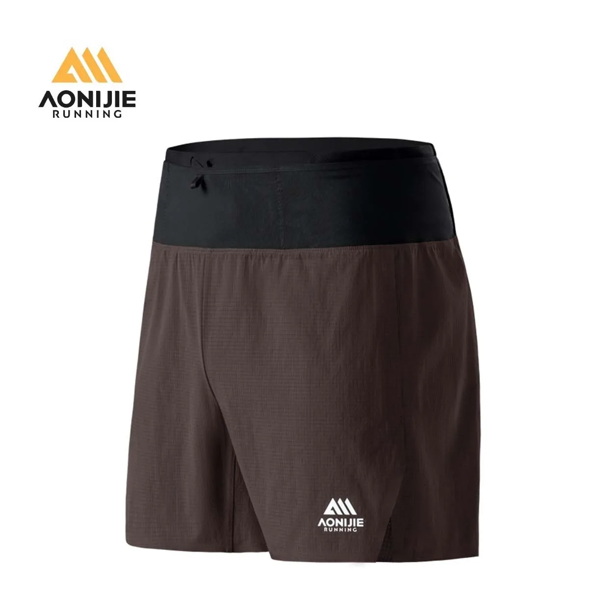 AONIJIE FM5226 Мужские шорты для марафонского бега с карманом на внутренней подкладке, быстросохнущие, дышащие, для пеших прогулок, бега, велоспорта