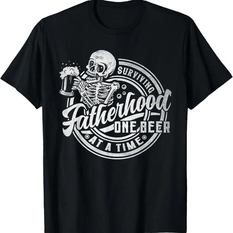 

Surviving Fatherhood One Beer At A Time Dad Papa Fathers Day T Shirt