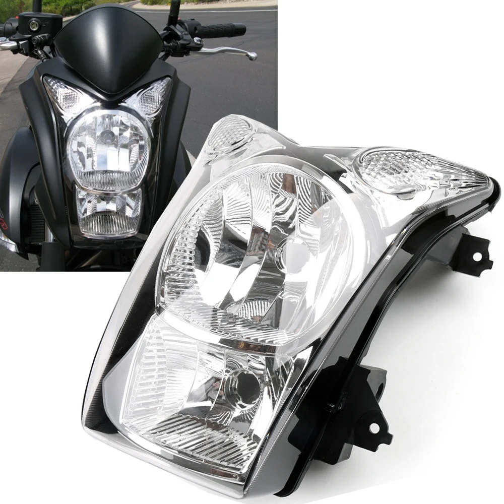 

ER6N Headlight Assembly Front Headlamp Protector Cover Guard Head Light For Kawasaki ER-6N 2009 2010 2011 ER 6N Accessories Moto