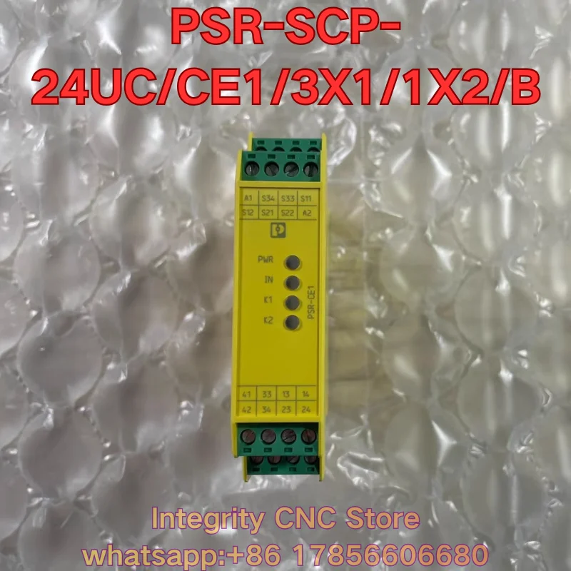 Second-hand PSR-SCP-24UC/CE1/3X1/1X2/B PLC module function test is normal 1051297