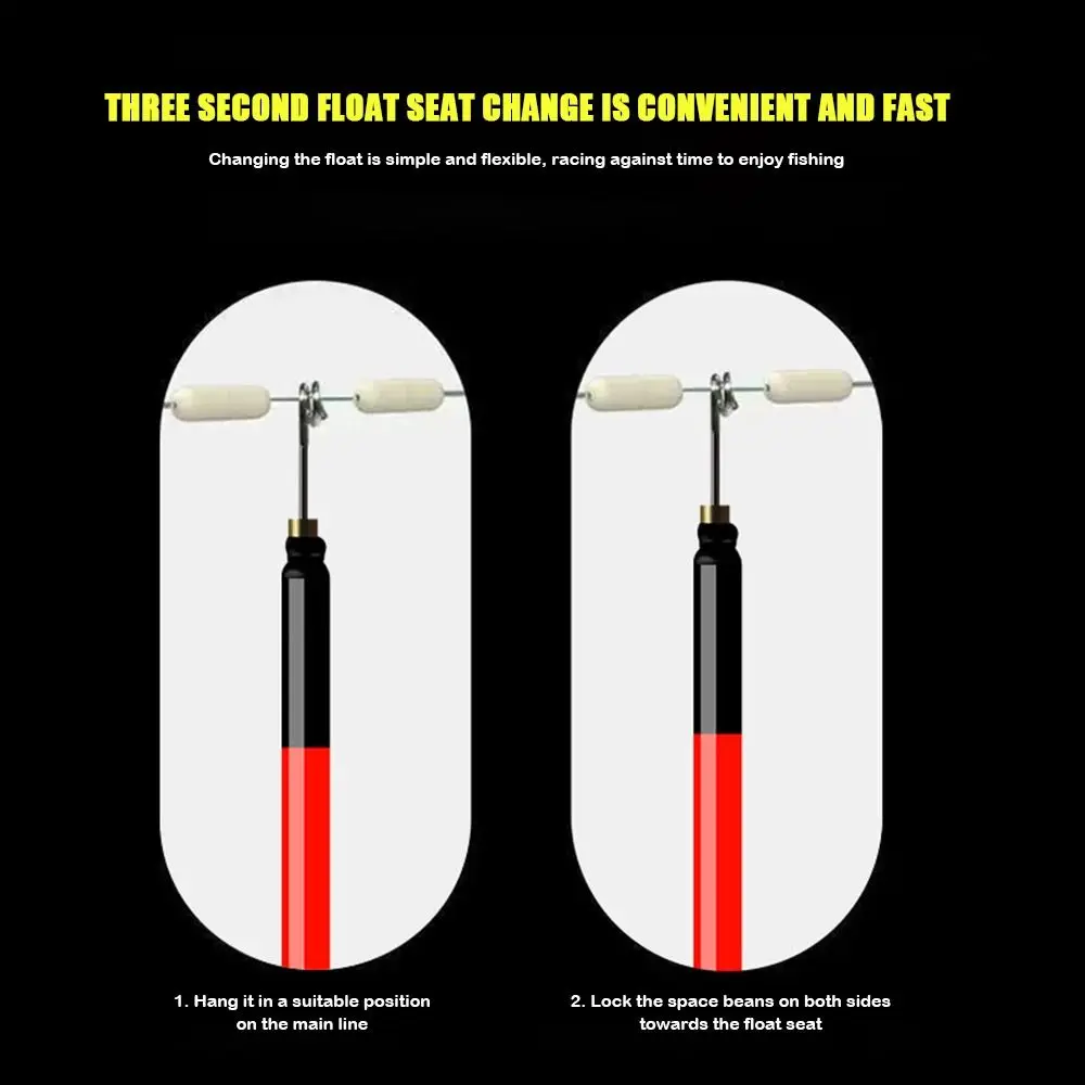 Eye-catching Straw Float Direct Insertion Model Grass Hole High Sensitivity Float Rock Fishing Seasonal Fish Float