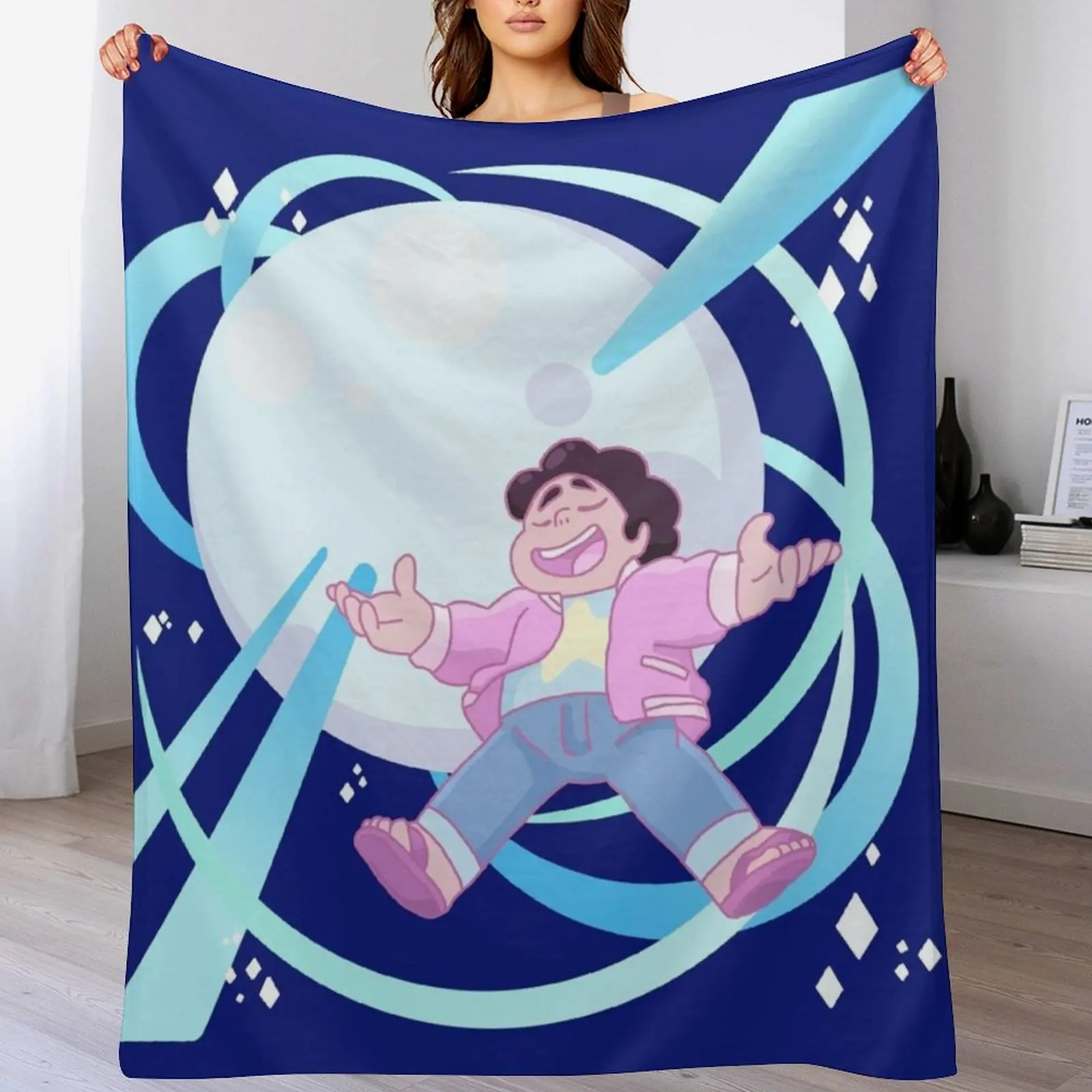 

Steven Universe the Movie Throw Blanket Single Soft Plush Plaid Blankets