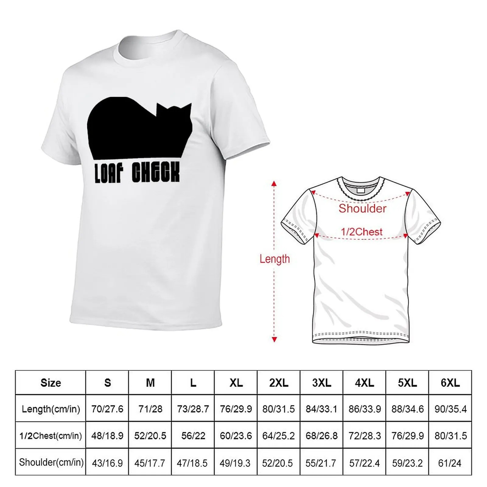 Round Neck Heavy Mental Music Cats Meme Cute Cat Loaf 14 T-shirt  Move Tees Novelty Geek Fitness Eur Size