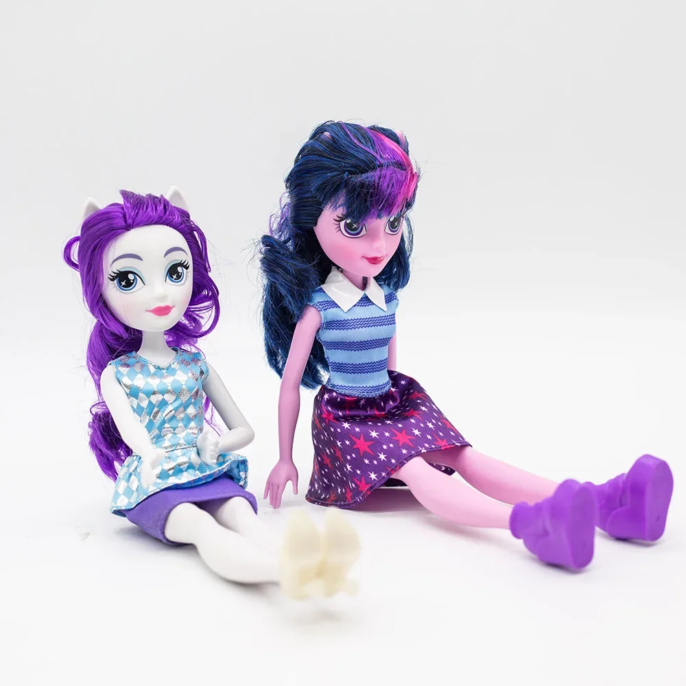 

1/6 28cm Hasbro My Little Pony Rarity Twilight Sparkle Equestria Girls Doll Gifts Toy Model Anime Figures Collect Ornaments