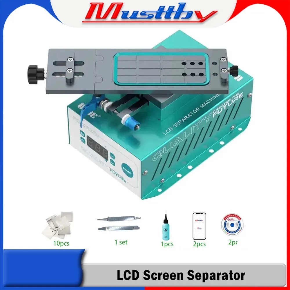 

Musttby 958S 2 Мобильный телефон LCD Sceen сепаратор 50-130 ℃ температура нагрева телефон ЖК ремонтная машина Встроенный вакуумный насос