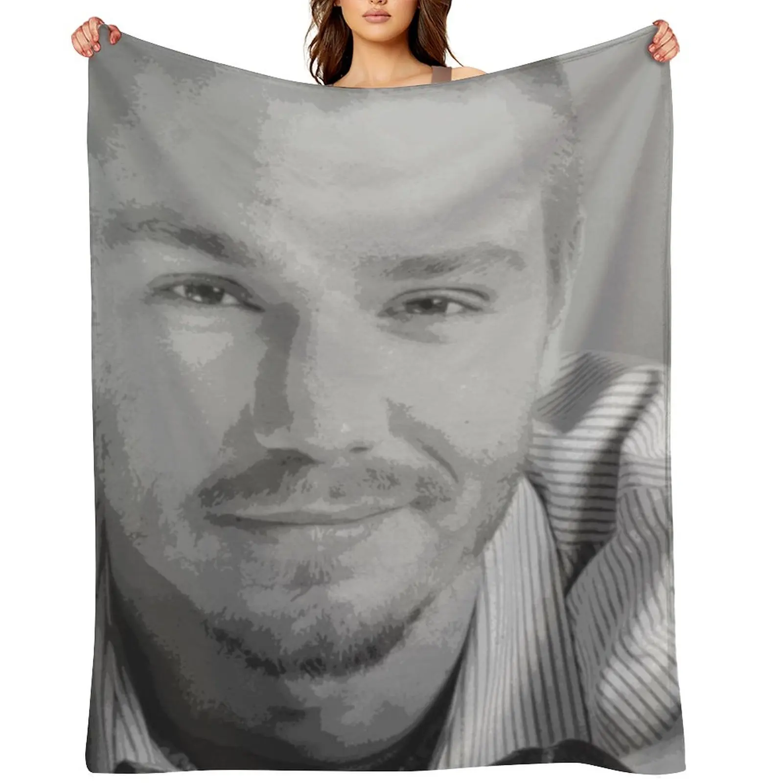 

Chad Michael Murray Pop Art Portrait Throw Blanket Baby Flannels Luxury Brand Summer Beddings Blankets