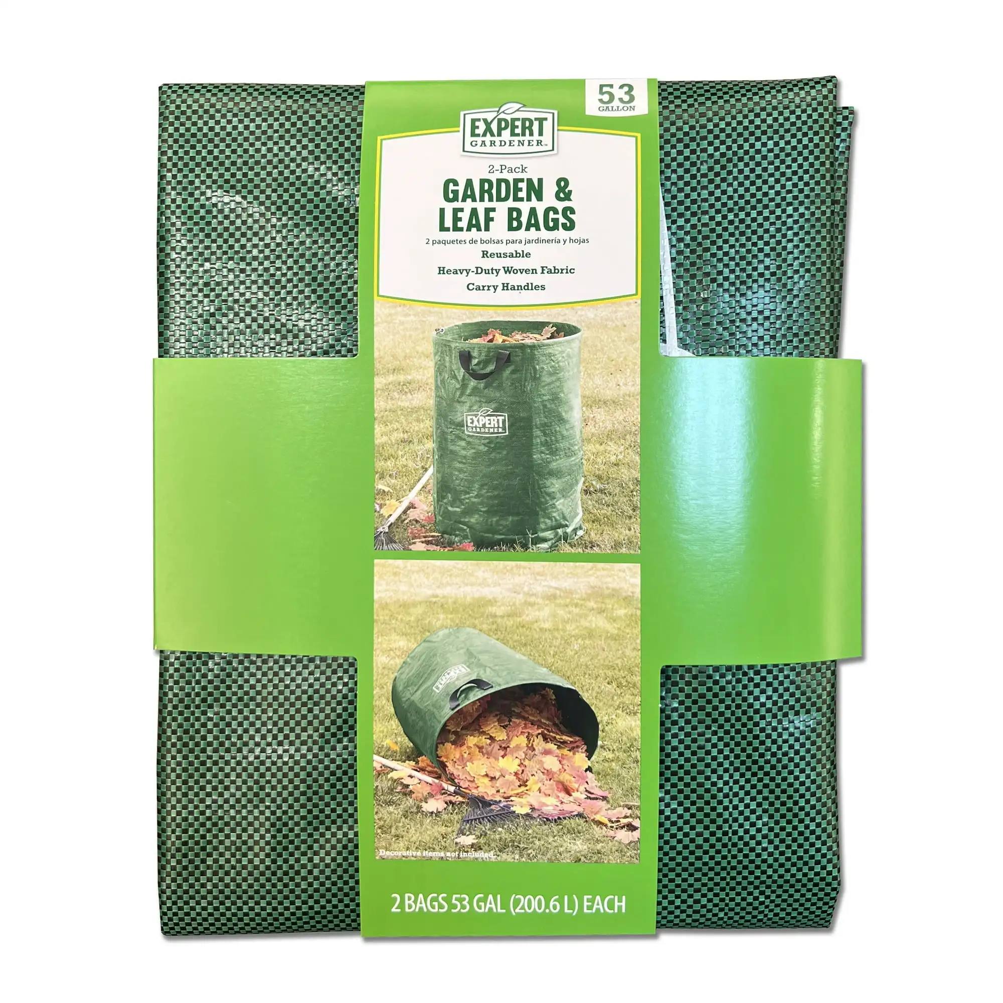 Сумки Expert Gardener 53-Gal Leaf (2 шт., Verde)