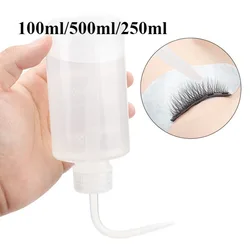 Squeeze Tube Empty Bottle Curved Spout Washing Bottle Eyebrow Remover Bottle Lash Bath Flask Eyelash Extension Makeup Tool
