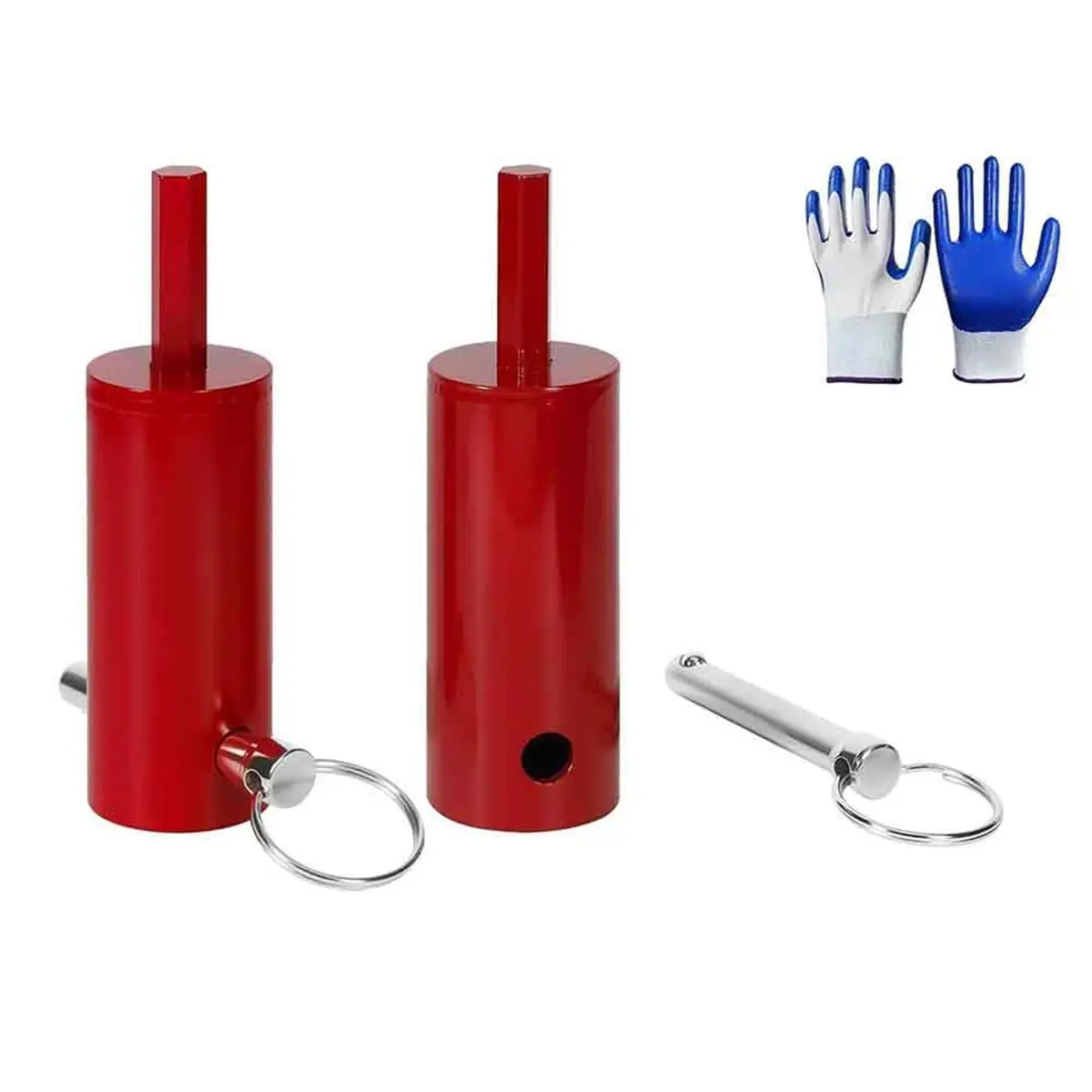 L63A Trailer Jack Drill Adapter,Drill-Powered Turbo-Style Jack Adapter Tool for Cordless Drill, Fits 1 Inch Jack Handle Studs