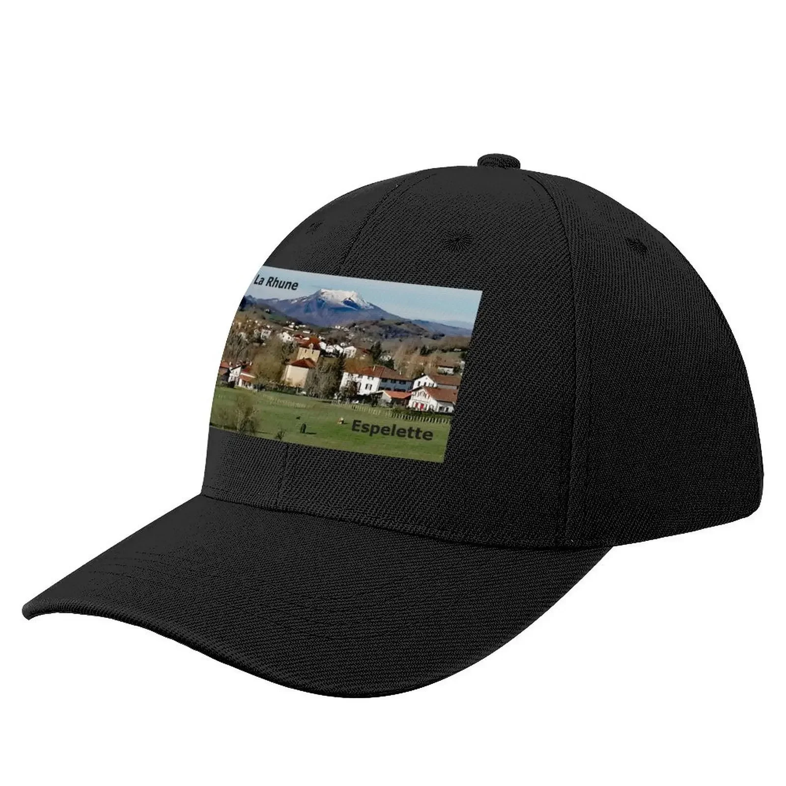 

La Rhune and the Village of Espelette Baseball Cap Rugby Ball Cap Men's Baseball Women's