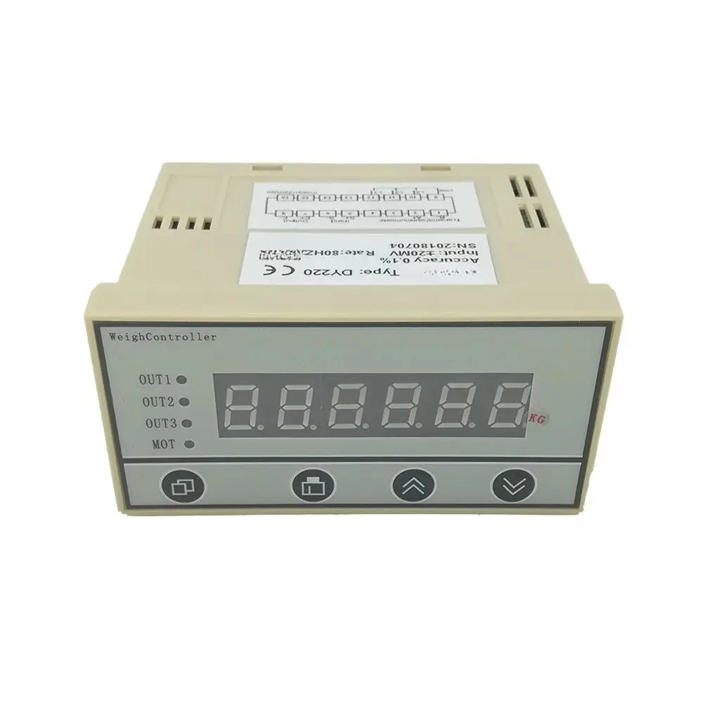 DY220 Load Cell 6 Digit LED Display Indicator Value Weight Controller Relay 4-20mA RS485 Output Transmitter