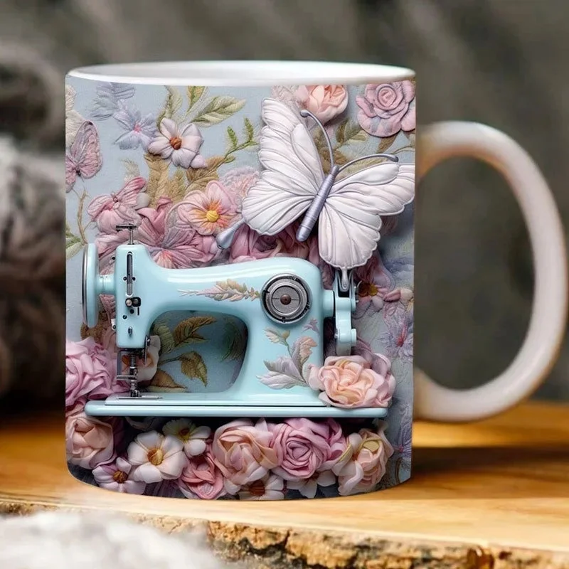 3D Book Nook Shaped Ceramic Mug Designed Hollow Coffee Tea Cup, Creative Library Style Desktop Ornament, Unique Tabletop Gift