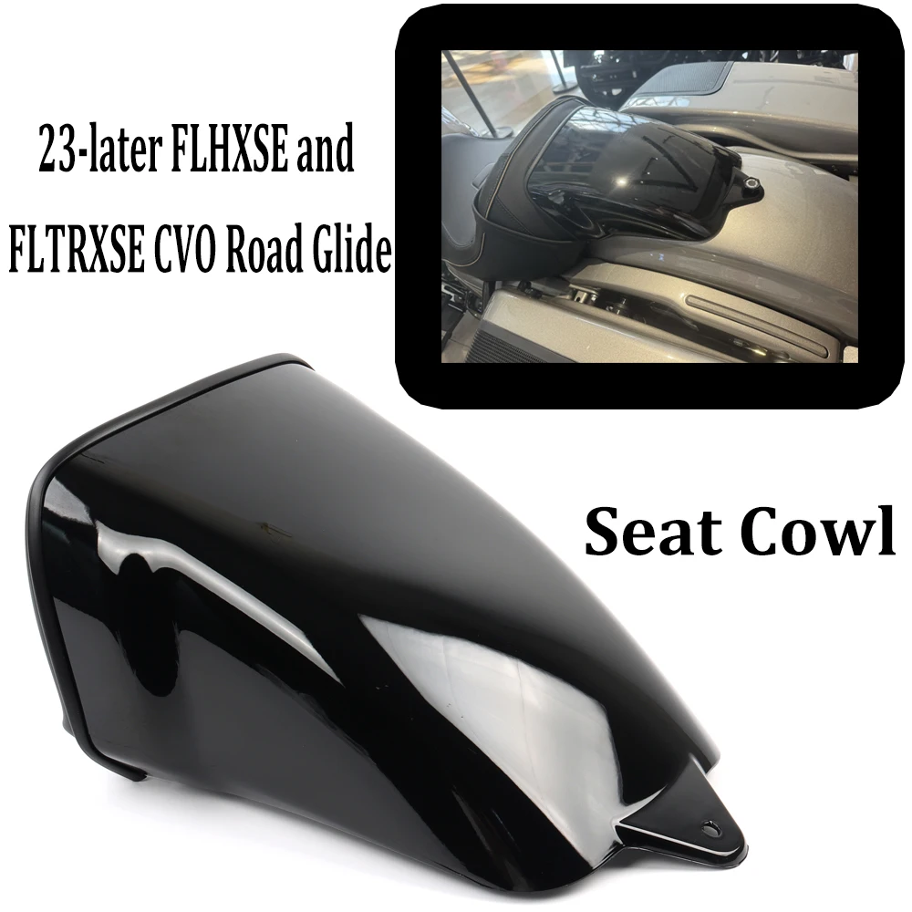 

NEW Motorcycle Rear Passenger Seat Cover Camel Hump Cover High end Comfort Edition Harley CVO Road Glide ST FLTRXSE 2024 2023