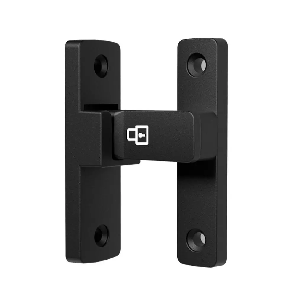 Luminous Door Buckle Zinc Alloy Non Perforated Anti-theft Door Latch 90°/180° Sliding Door Lock Positioning Latch Door Hardware