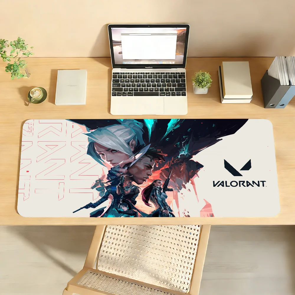 Game V-Valorant-S Mouse Pad Computer Laptop Rubber Non-slip Mouse Mat Mousepad Gamers Decoracion Desk Mat