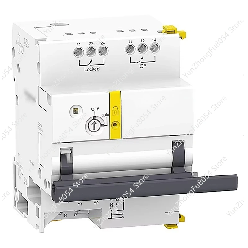 Suitable for A9C70344 ARA Automatic Overlap Switch Auxiliary System, Suitable for IC60 4P 1 Prog Acti9 Automatic Overlap Switch