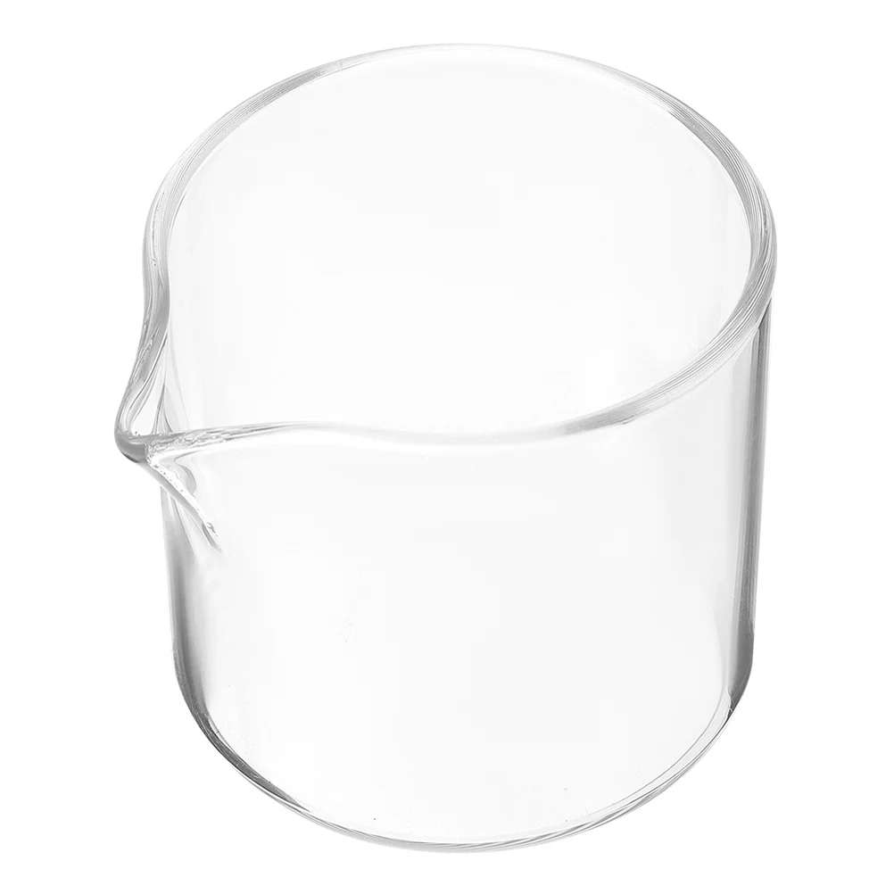 

Glass Milk Cup Simple Design Easy to Clean for Coffee Shop Dessert Bar Home Kitchen Use Versatile Milk Mug Jar Pitcher Storage