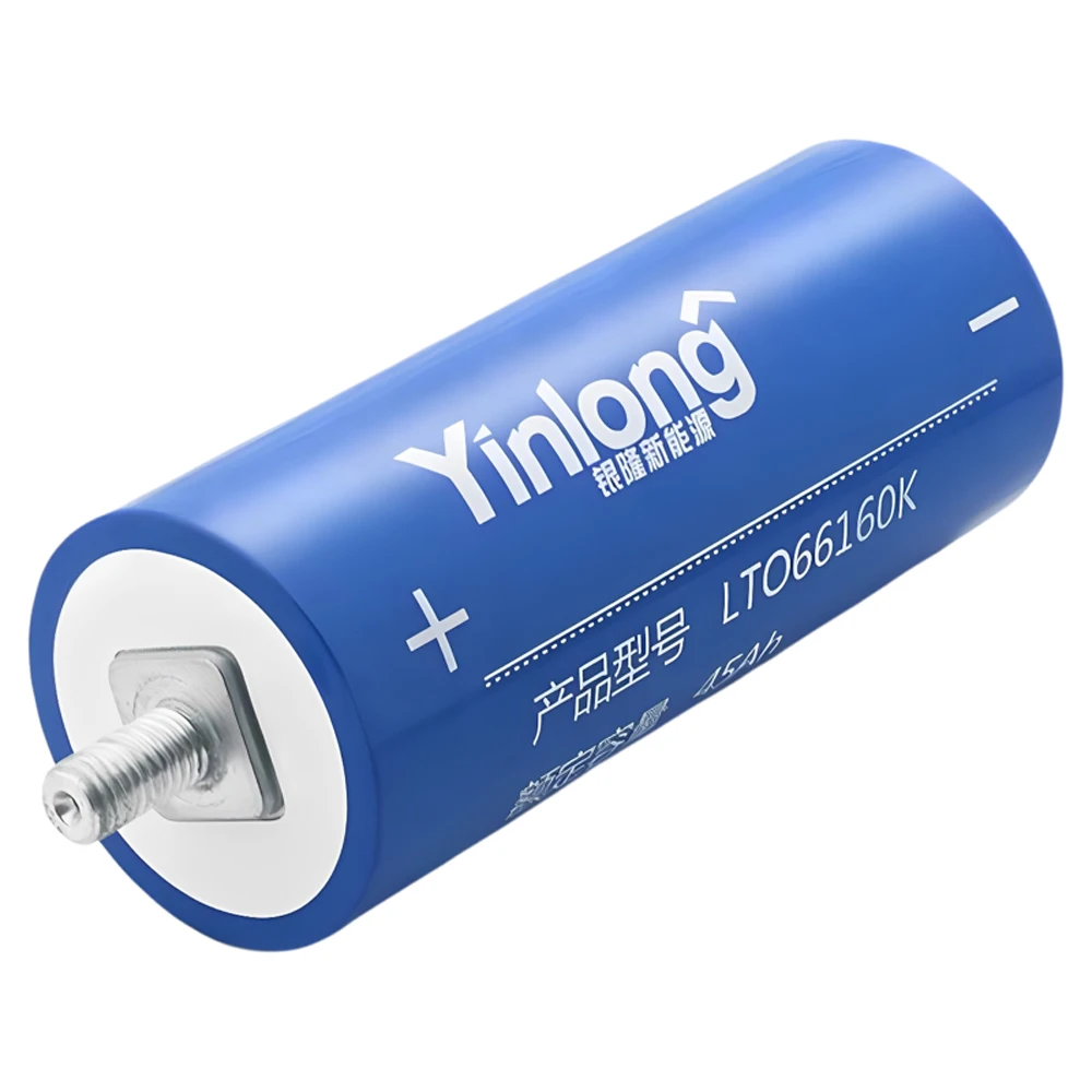 100% Original yinlong 2.3v 45ah lto 66160 lithium titanate battery DIY 12V 24V 48V solar speaker car power charge battery No tax