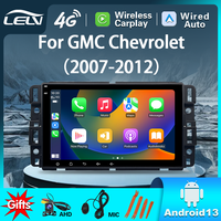 LELV 8inch Android 13 Carplay Android Auto Multimedia Player for Buick Encore Chevrolet GMC 2007-2012 WIFI 4G GPS Radio