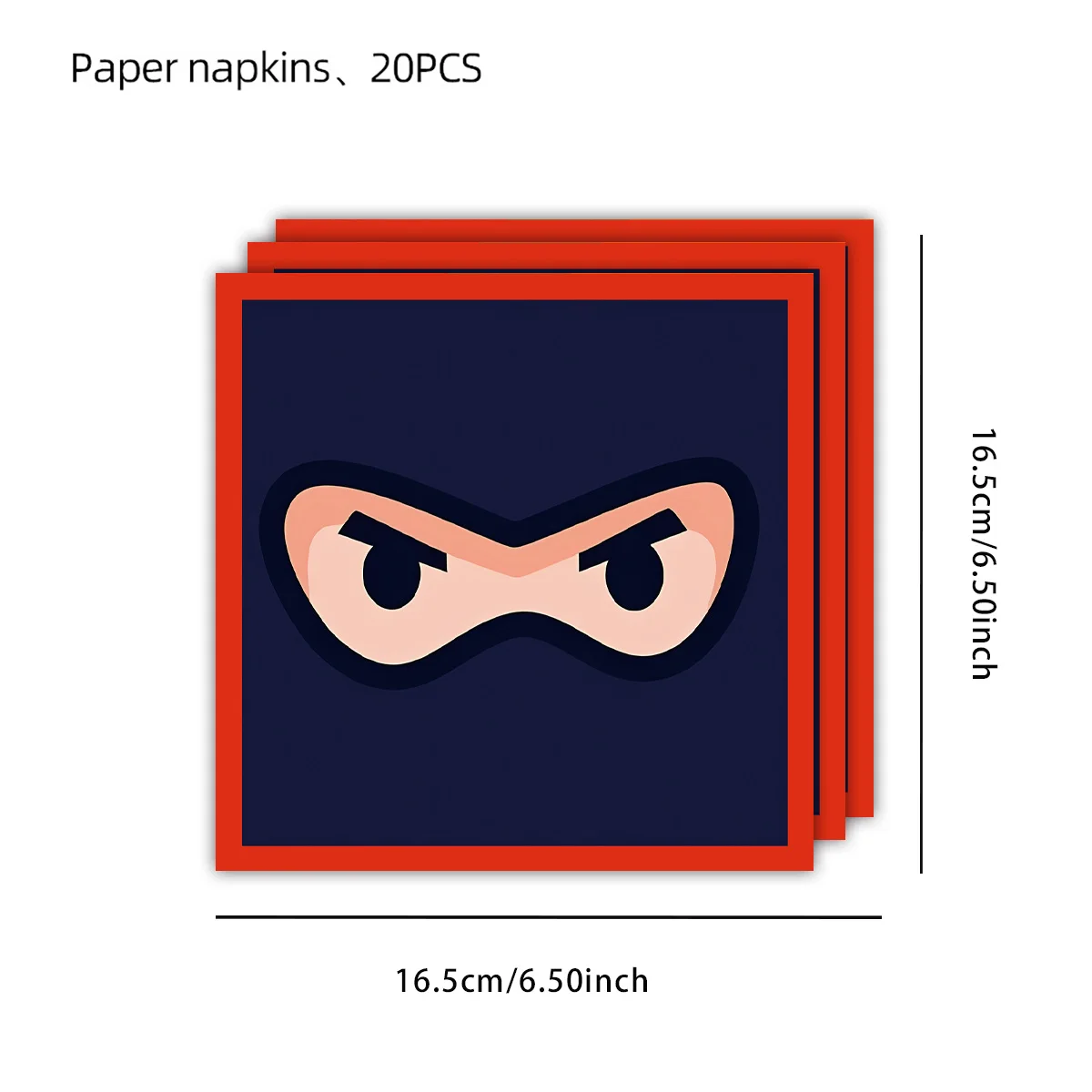 Ninja Geburtstag Party Dekoration Geschirr Tasse Teller Serviette Luftballons Tischdecke Kuchen Happy Kid Baby Shower Boy Party Supplie Set – Detail 9