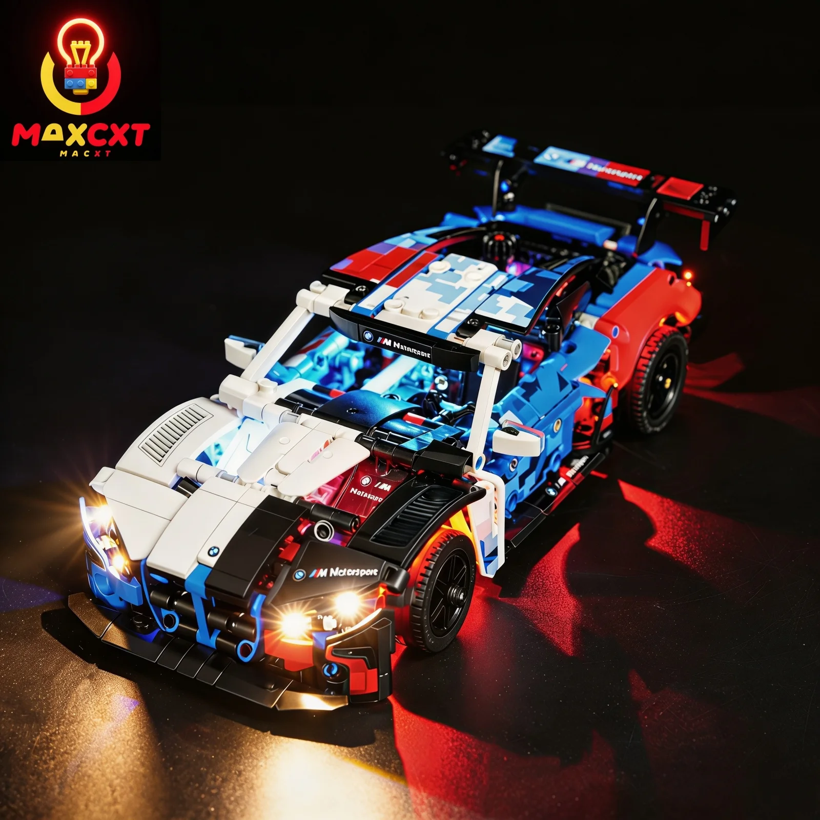 

MAXCXT LED Light Set For LEGO 42226 Technic BMW M4 GT3 EVO Race Car DIY Decorative Lamp Not Include Building Blocks ﻿