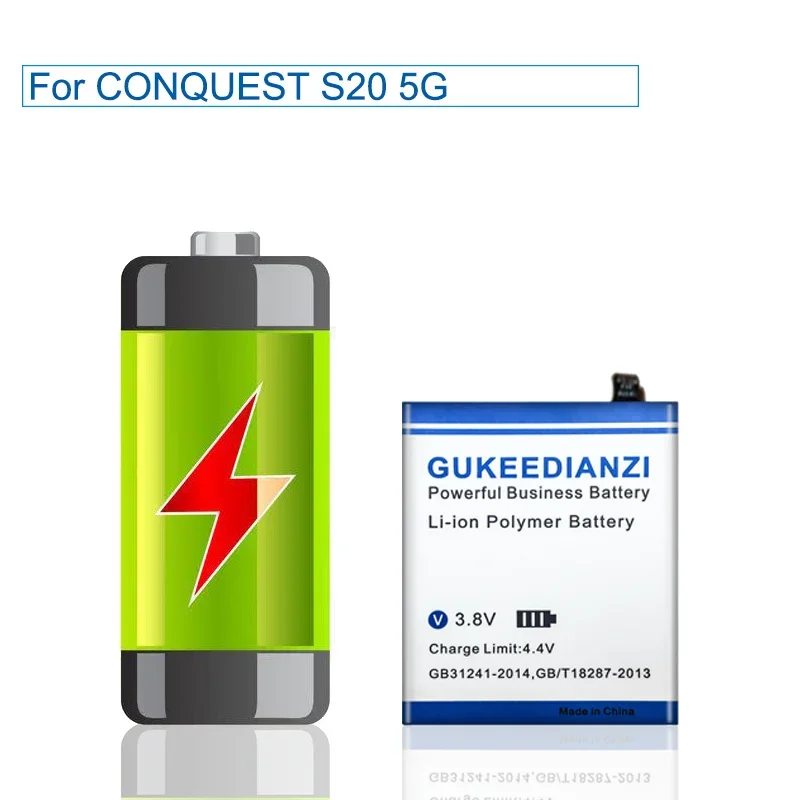 S20 9000mah High Capacity Mobile Phone Battery For CONQUEST S20 5G
