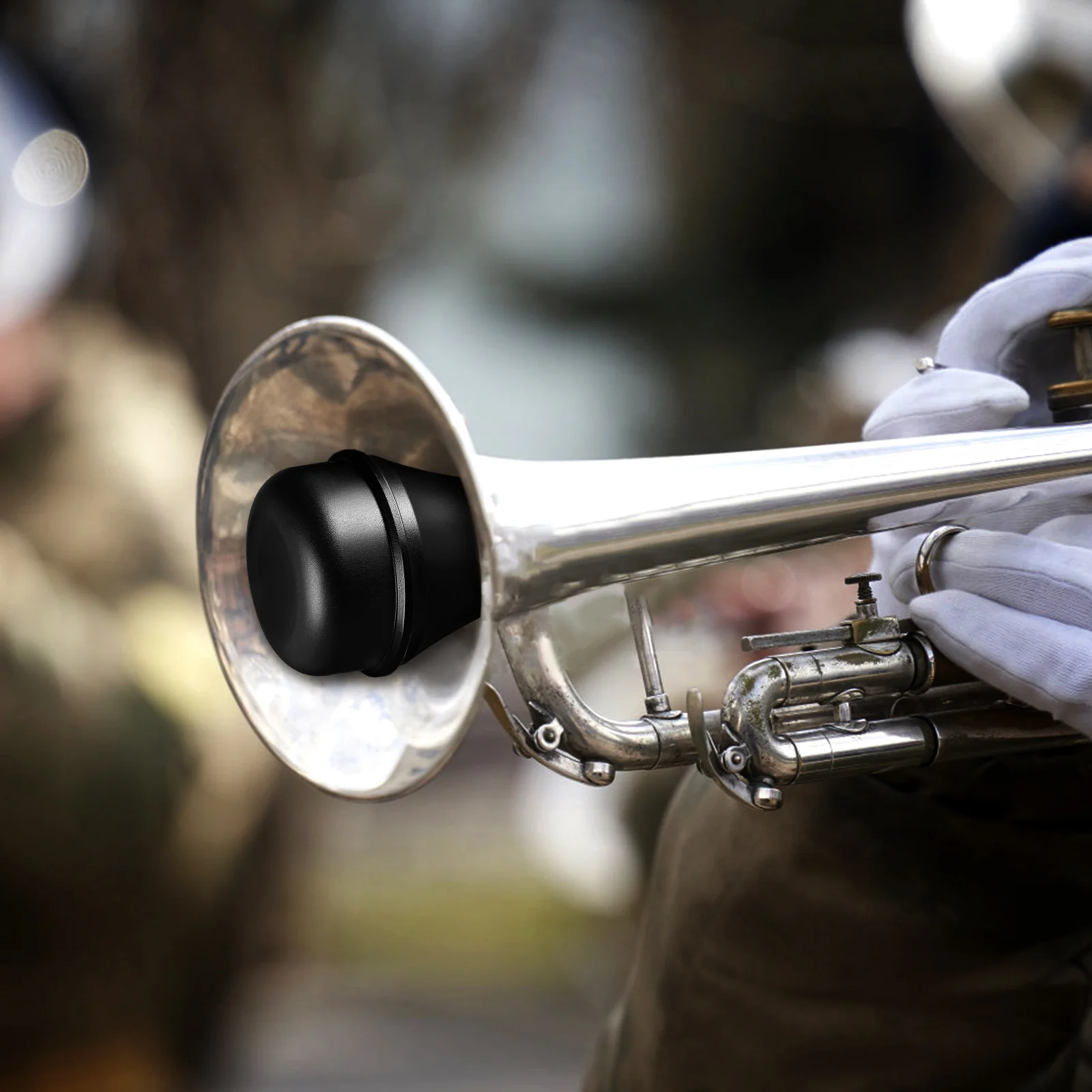 

Brass Instrument Mute for Trumpet and Trombone Practice Quiet Playing Without Disturbance Robust Build Lightweight Easy to