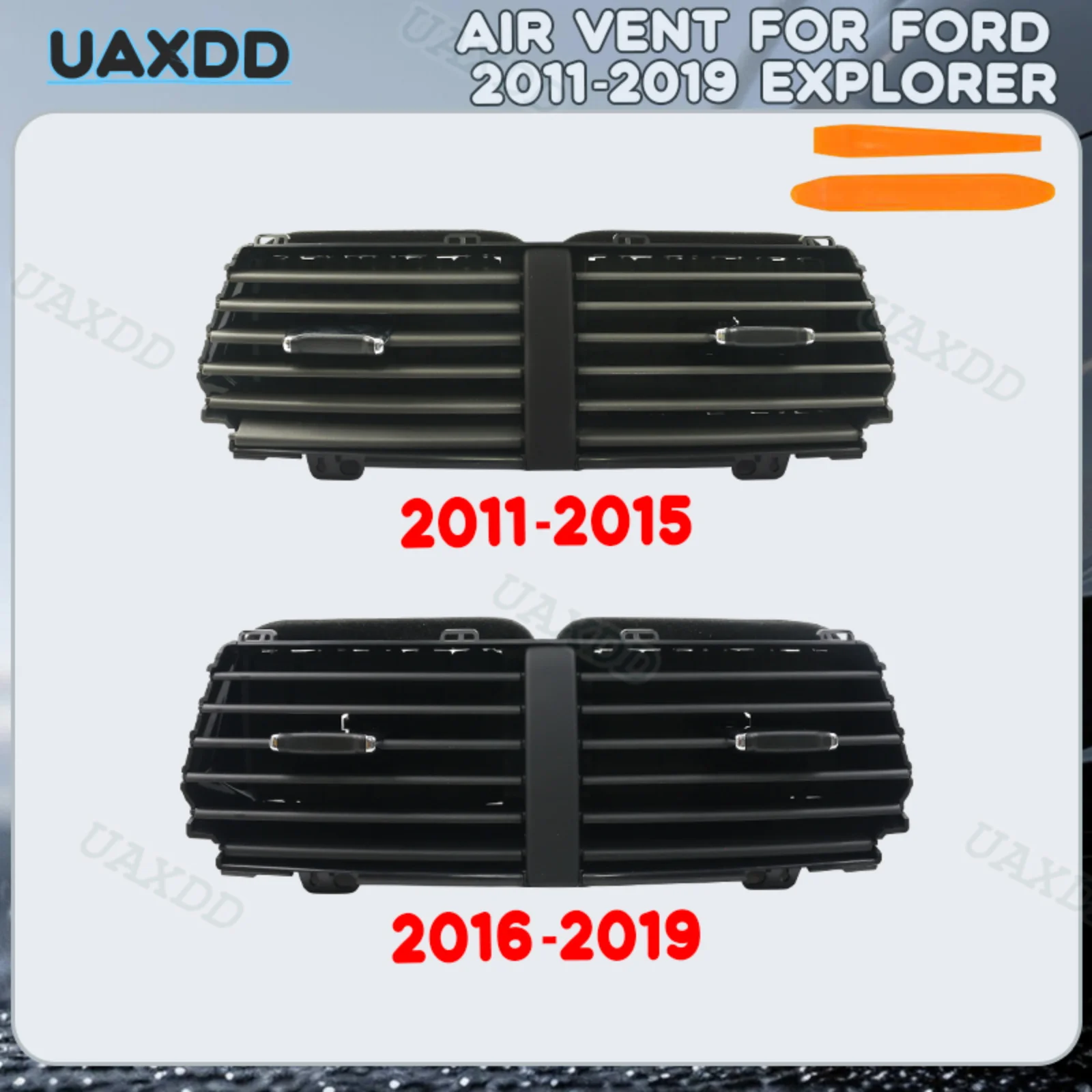 car ventilation outlet equipment frame center console Kit AC For Ford 2011-2015 Explorer Middle vent Automotive air conditioning