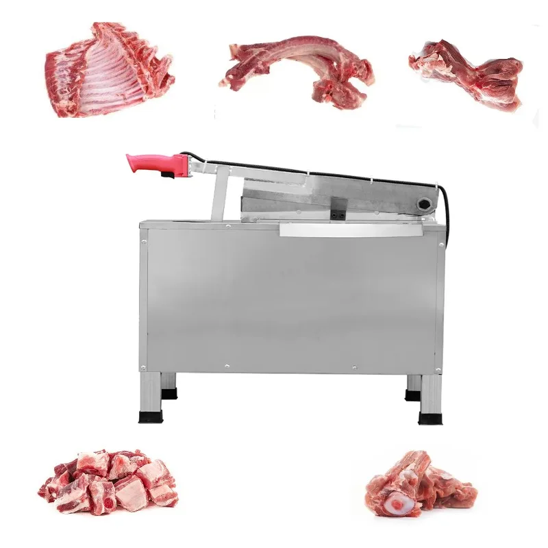 2025Commercial Electric  Cutting Machine Fresh Frozen Pork Beef Mutton And Pork Ribs Hydraulic Saw For Meat Processing