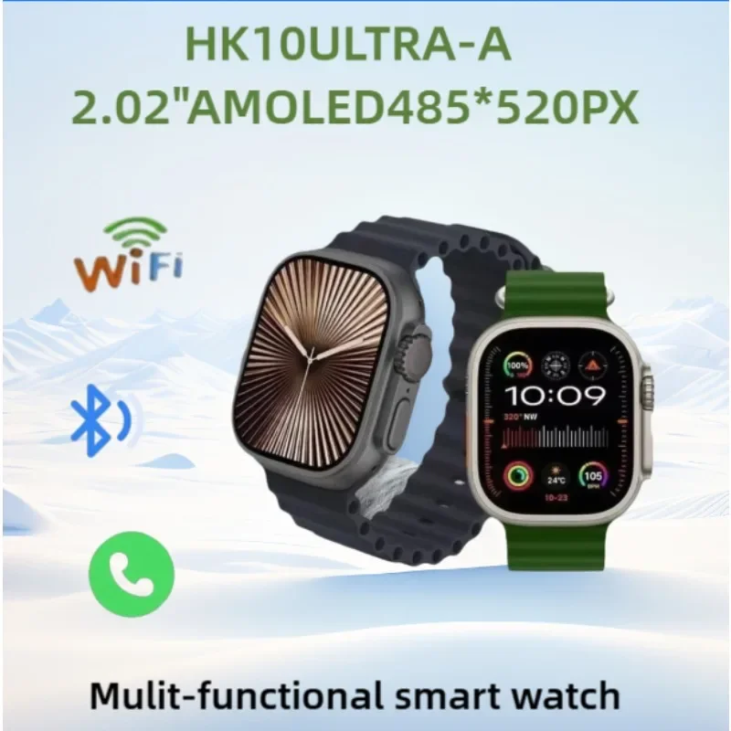 

HK10ULTRA-A2,02-дюймовый новый многофункциональный интеллектуальный AI, разделение сети Bluetooth, рынок приложения, GPS, NFC, двойная оплата