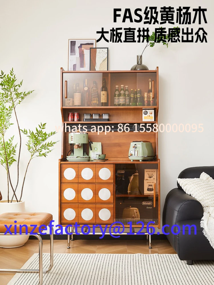 

Customizable Entrance Living Room Tea Vintage Storage Locker