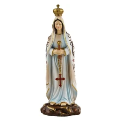 Elegant Fatima Holy Virgin Statue Religious Figurine With Realistic Details DropShipping