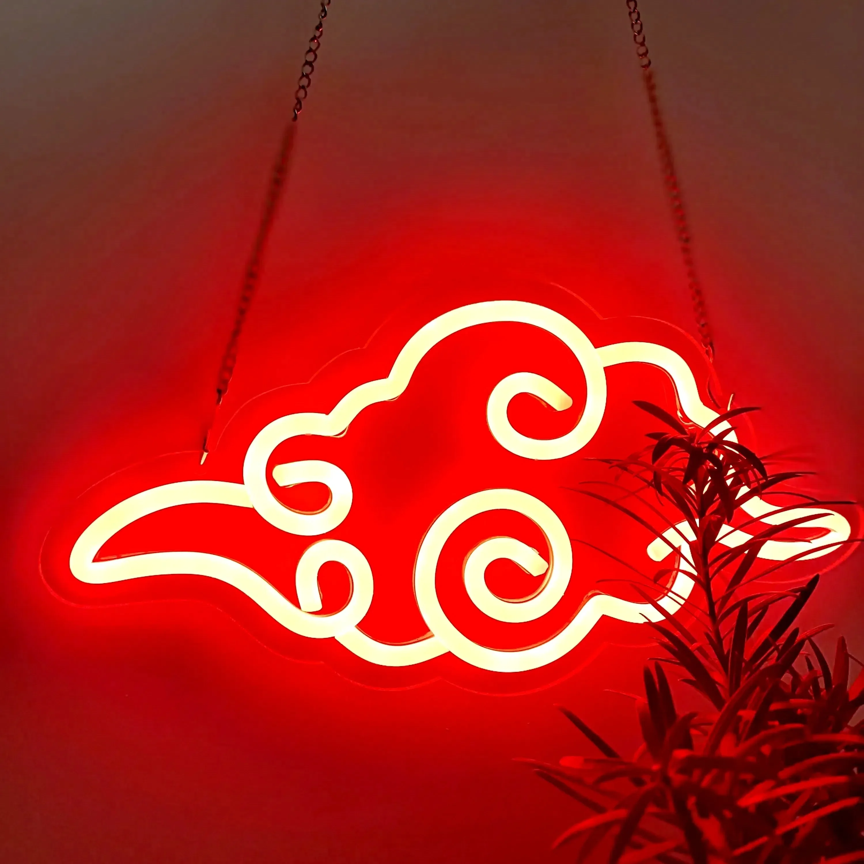 LED Cloud Neon Sign for Wall Decor Cool LED Lights USB Powered Neon Signs for Room Decoration Gift for Boy or Girls