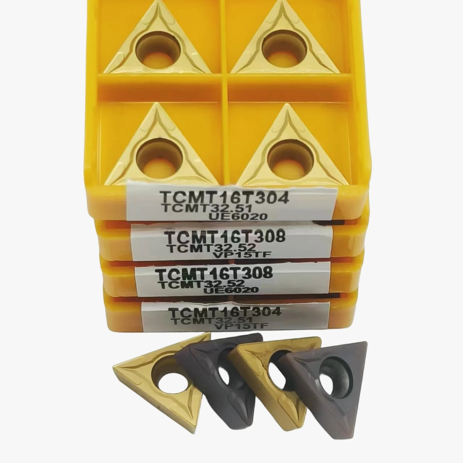 TCMT16T304 TCMT16T308 VP15TF/UE6020 карбидная токарная вставка TCMT токарный станок с ЧПУ токарные инструменты для нержавеющей стали