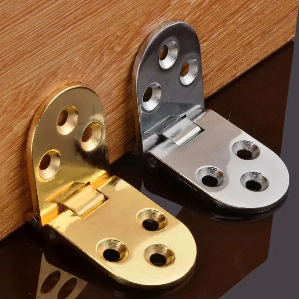 1pcs 80*30mm Flap Hinge Matt Brass Hinges Self Supporting Folding Table Cabinets Doors Hinge Flush Mounted Accessories