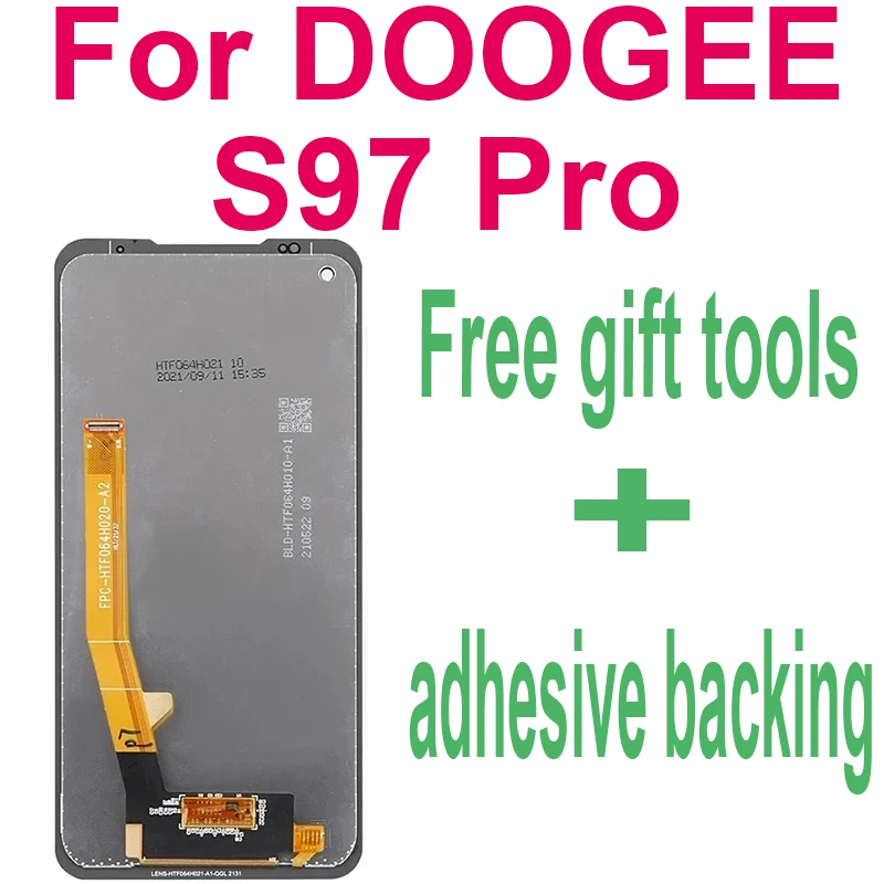 For DOOGEE S97 Pro + LCD Display + Touch Screen