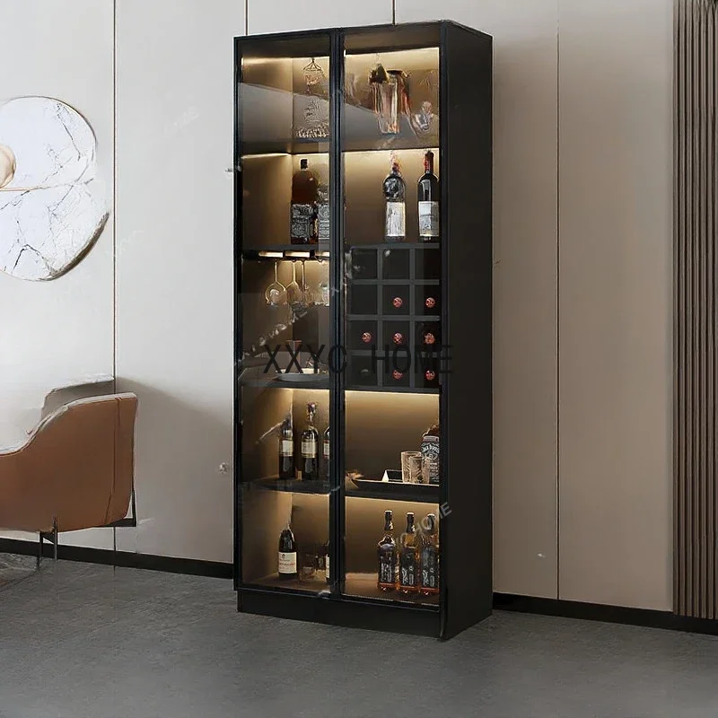 Wine Cabinet Guest Restaurant Cabinet Wall Glass Door Display Cabinet