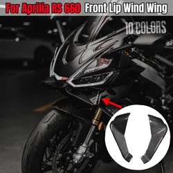 RS660 2023 Wind Wing Cover Cone Aerodynamics Fairing Winglets For Aprilia RS 660 2020 2021 2022 2023 Motorcycle Front Lip