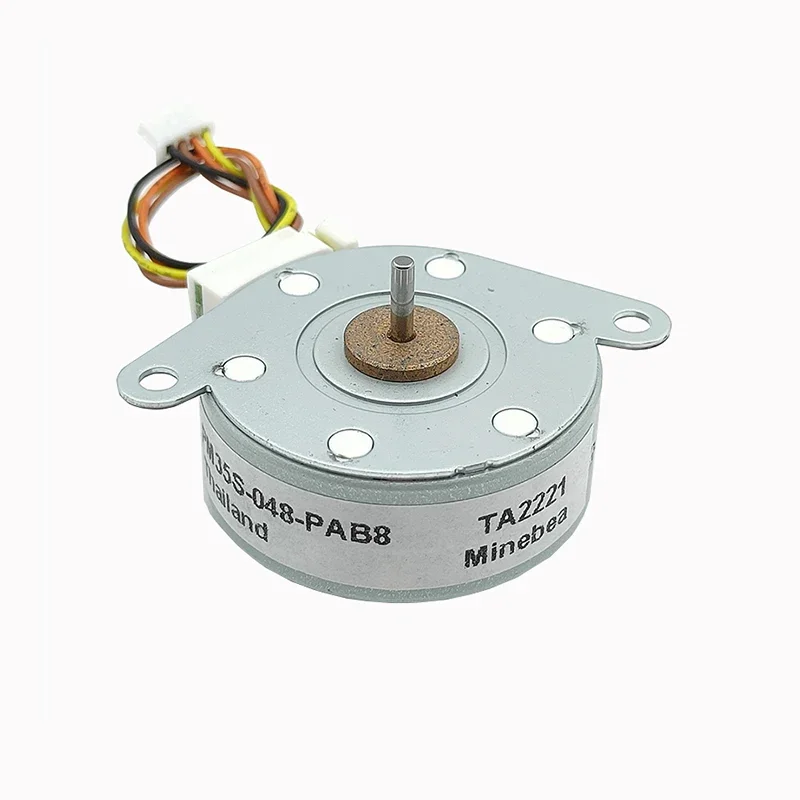 

Minebea PM35S-048 Mini 35mm Round Thin Stepper Motor Micro 2-Phase 4-Wire Stepping Motor 7.5 Degree 2mm Shaft DIY Printer